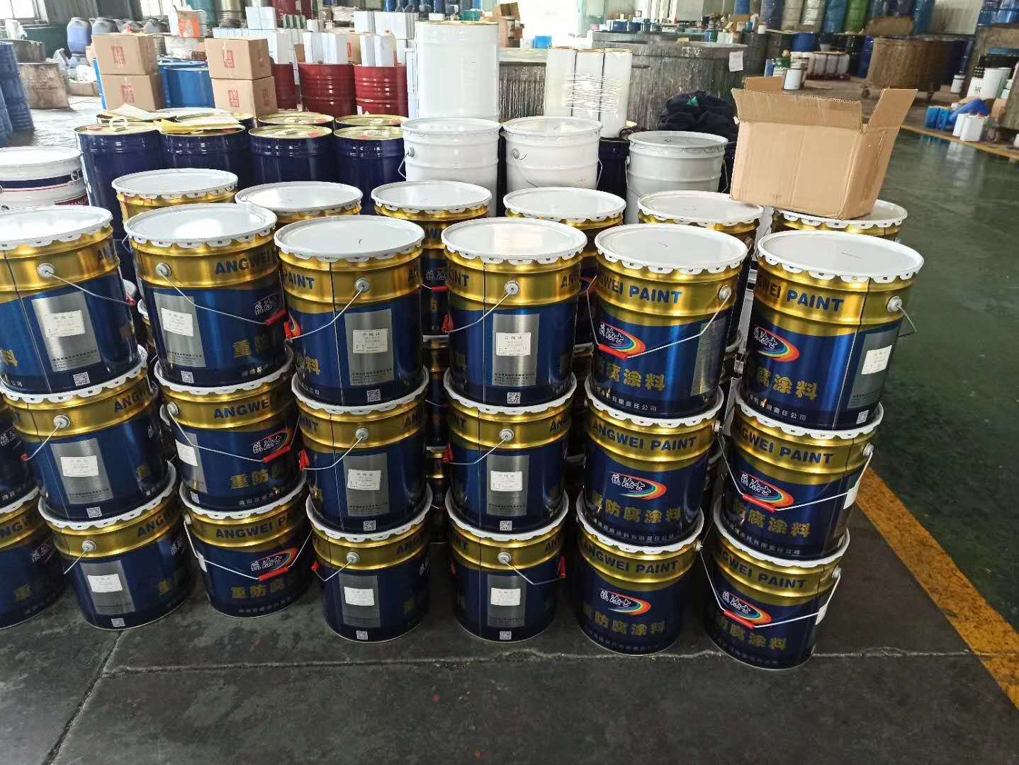 昂威涂料生產車間